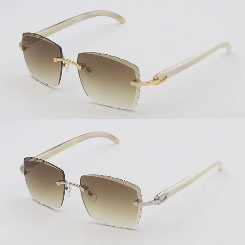 Luxury Rimless Sunglasses Mens Occhiali Da Sole Women Designer