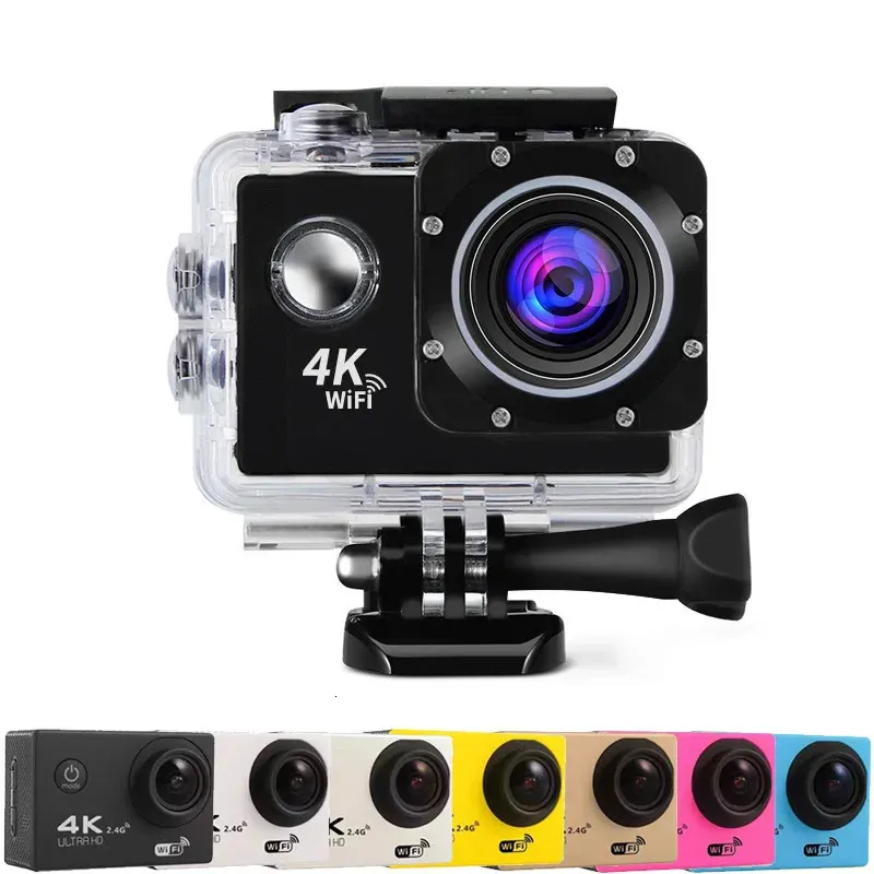 Weatherproof Cameras Action Camera 4K Professional 1080p WiFi Motorcykelcykelhjälm Ultra HD Antishake DV Video Recording Waterproof 231030