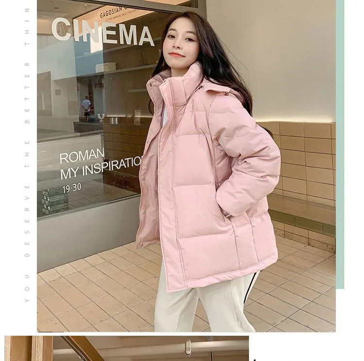 2023 NEW DOWN COTTONT COAT WOMEN'S WINTER SHORT KOREAN EDITION CHINOSE POREA STUDEN LOSE AND THATENED COTTON COAT OUTDOOR SPORTS JACKETファッション