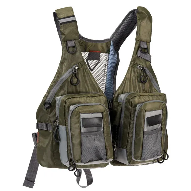 Life Vest Buoy BASSDASH Fly Fishing Vest With Pockets Adjustable Size For  Men Women Bass Trout Fishing FV12 231201 From You09, $20.24