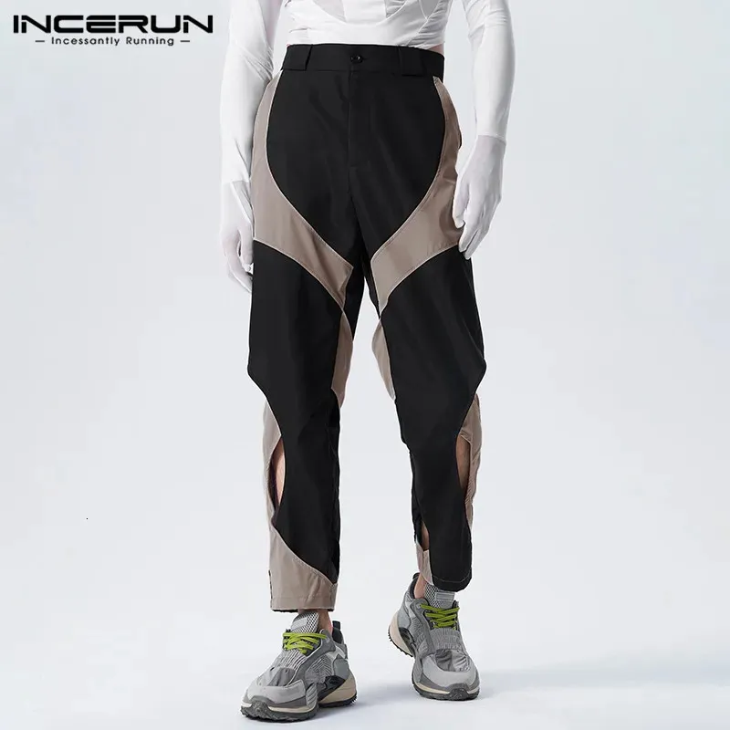 Mens patchwork joggers new arrivals