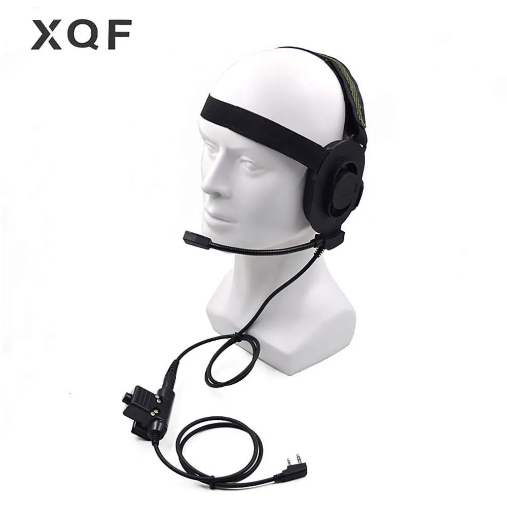 U94 Headset Tactische HD01 PTT-hoofdtelefoonmicrofoon voor Baofeng UV-5R BF-F8HP GT-3TP UV B5 UV-S9 DM-5R Tweewegradio Walkie Talkie -S9