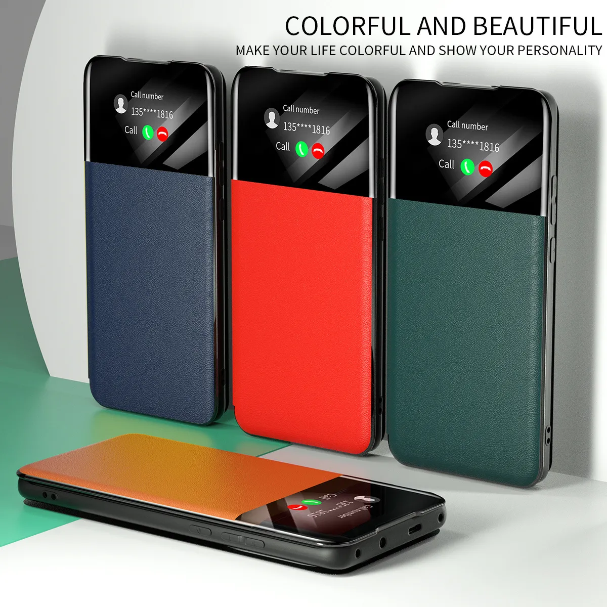 Samsung Galaxy의 전화 케이스 S21 22 23 24 Ultra, Luxury Flip Folio Leather Case Case Protection Case, Stand, Card Slot, TPU 충격 방지 휴대 전화 케이스