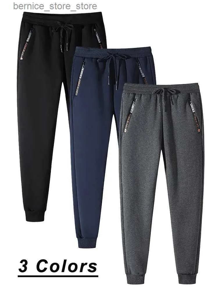 Mens Winter Warm Sherpa Lined Sweatpants Heavyweight Thick Outdoor Running  Jogger Pants Elastic Waist Drawstring Baggy Pants with Pockets - Walmart.com