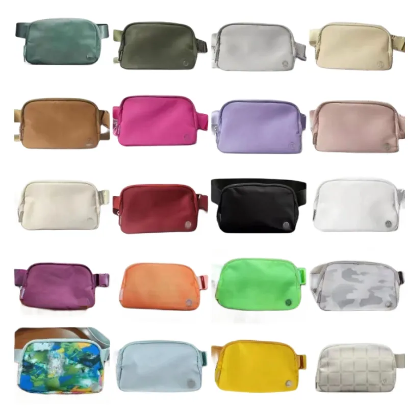 Luxurys Designers WaistPacks Lulul Belt Bags Outdoor Totes Sport Bumbag Bum Chest Yoga Bag Handbag Wallet Fanny Pach Nylon有名なクロスボディショルダー