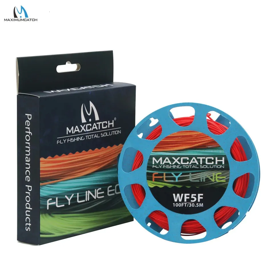 Braid Line Maximumcatch 1-8wt Weight Forward Floating Fly Fishing Line 100FT Multi Color Fly Line 231201