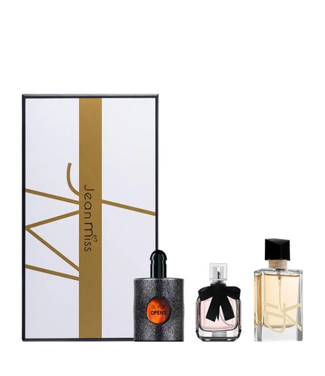 Женская парфюмерная коробка, набор для вечеринок, черный o pium, обратный Париж, духи из трех предметов, качество 8593756
