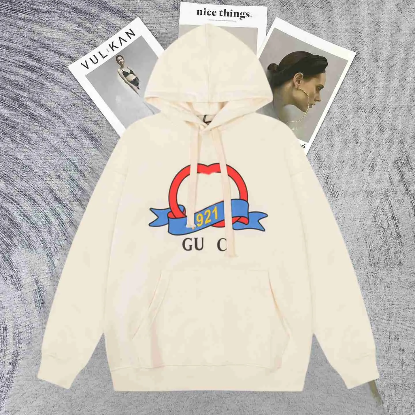 Luxury Mens Designer Hoodie Long Sleeve Rhude Sweatshirt Jacket With Round Neck In Beige Black And White From Fania 01 23.68 DHgate.Com