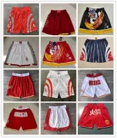 Jersey Basketball``nbHoRockets``men Retro Basketball Shorts pocket Size S-2XL