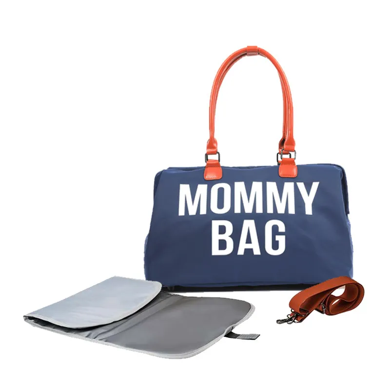 Large Travel Bag Totes Shoulder Mommy Bag Portable Maternity Bag Milk Bottle Insulation Bag Large-capacity Mother and Baby Diaper Bag