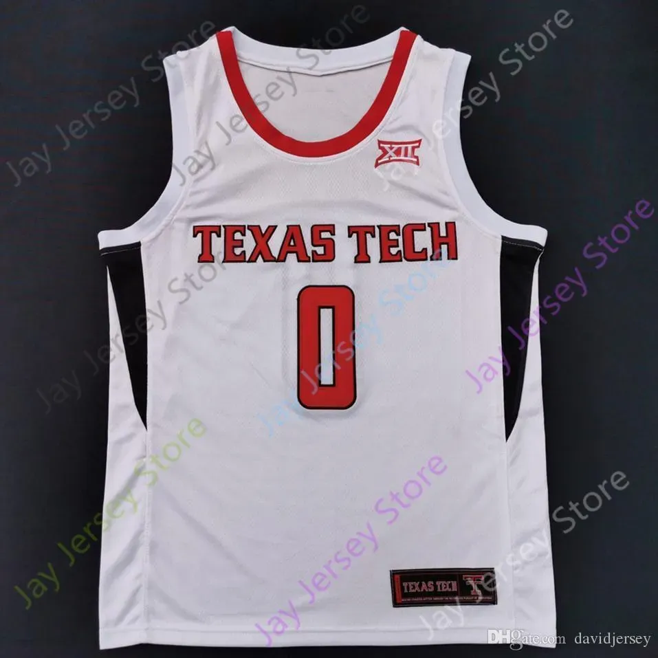 Custom Texas Tech Basketball Jersey NCAA College Holyfield Ramsey Moretti Chris Clarke Vladislav Goldin Clarence Nadolny  McClung