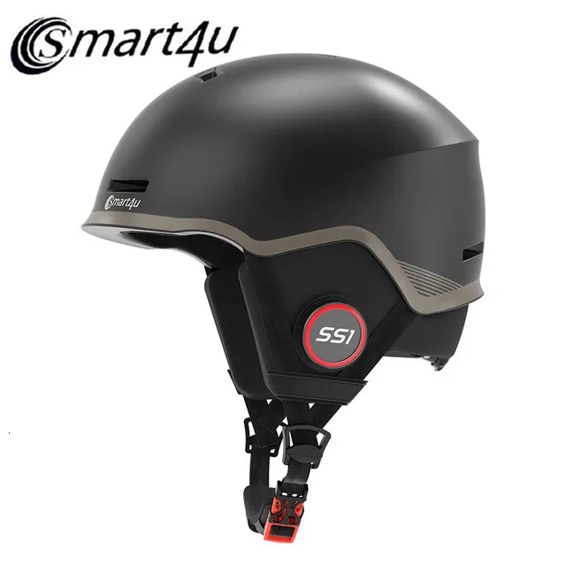 Casques De Cyclisme Casque De Ski Bluetooth Étanche Hommes Et