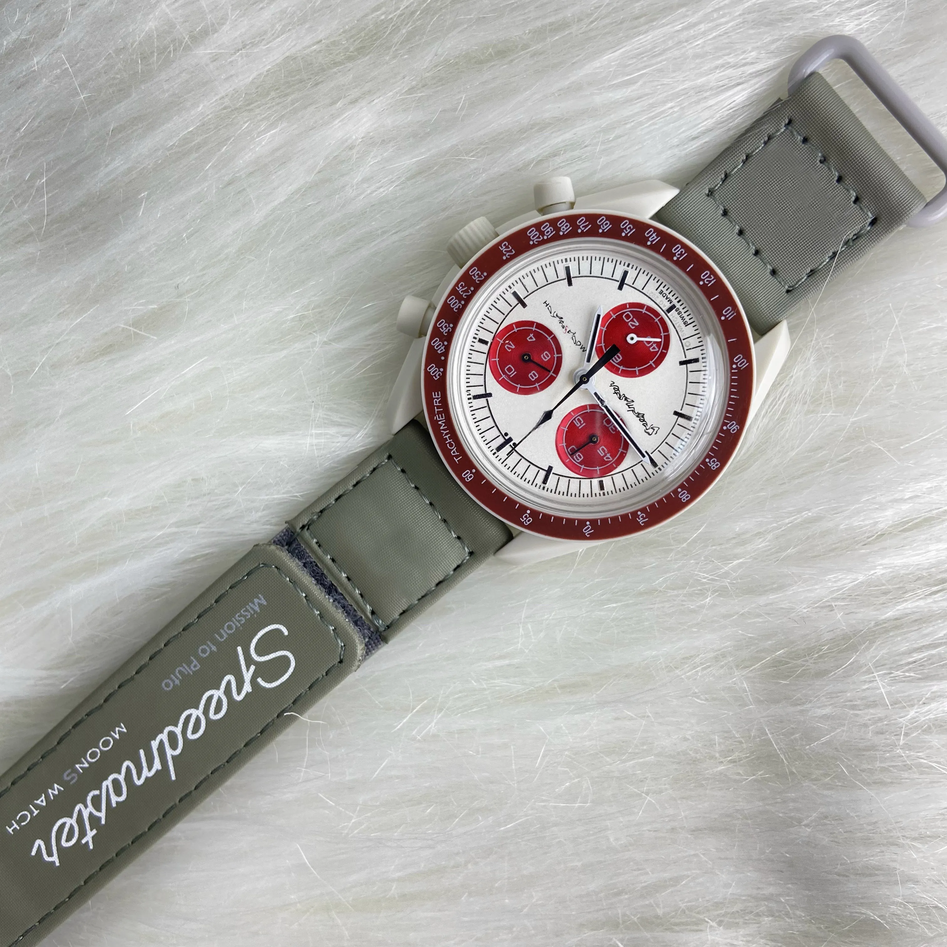 2024 Bioceramic Moon Designer Watch For Men Woman Woman Classue Case Round Watches Luxury Ceramic Planet Limited Edition Master Wristwatches Quarz Watch 40