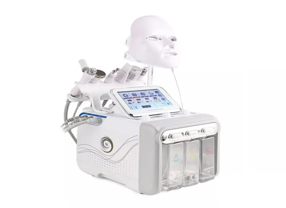 7 In1 H2O2 Hydro Dermabrasion RF Biolifting Spa Facial ess Pore Cleaner Hydrafacial Microdermabrasion Machine Skin Care Tools4256440