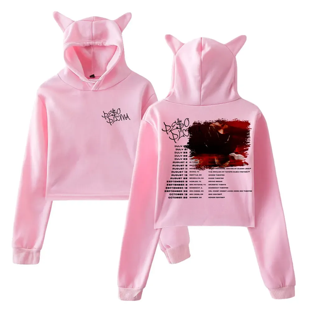 Sweat à Capuche Kpop Stray Kids MANIAC - Crop Top Oreilles De Chat - Polyester - Style Hip Hop
