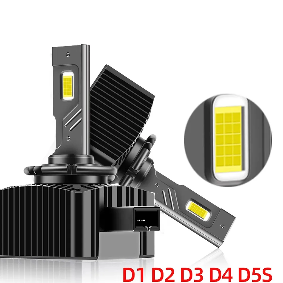 D1S Auto Led Koplamp Canbus 4200LM 45W D3S D2S D4S D5S ds1 Auto Xenon Lampen Licht D1R D2R 6500K CSP Chip Super Heldere