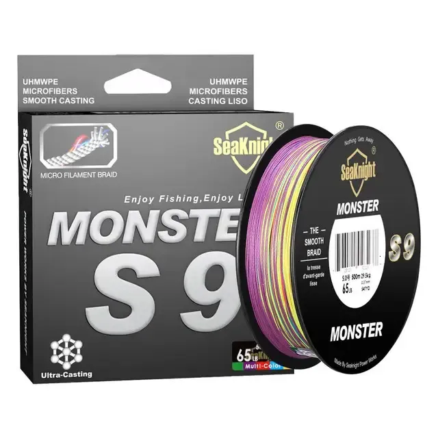 Braid Line SeaKnight S9 MONSTER/MANSTER 300M 500M 9 Strands Fishing Line  Super Strong PE Green Wide Angle Technology Saltwater Fishing Line 231201  From Jia09, $14.85