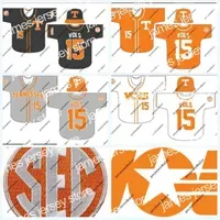 Top Quality Tennessee Volunt Ncaa College Baseball Jersey for Mens Womens Youth Double Stitched