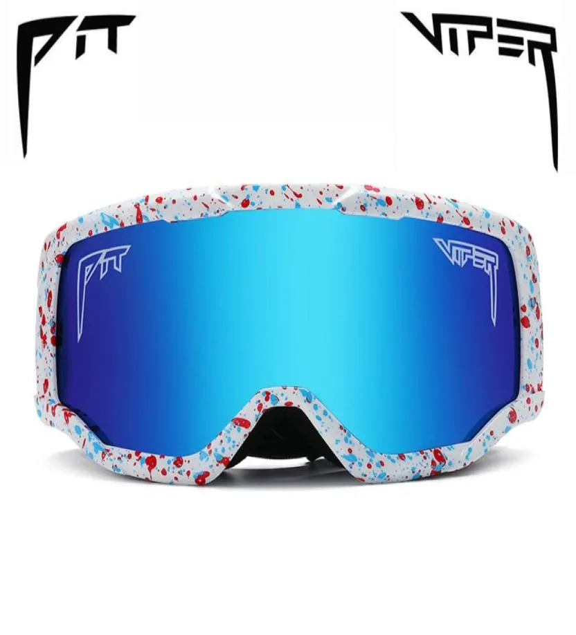 Брендовые двухслойные противотуманные лыжные очки, маска для снегохода, очки для мужчин и женщин, сноуборд, 2205172737856