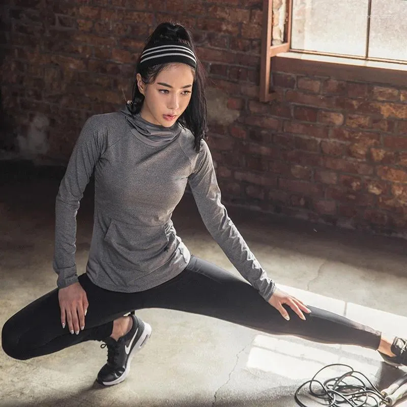 Ensemble deux pièces de Yoga pour femmes, tenue de sport, manches longues, slim, pantalon de Fitness, automne-hiver, 2023