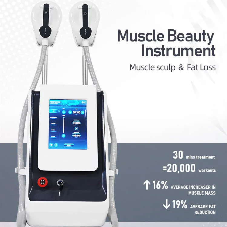 New Arrival Portable HI-EMT Muscle Training Fat Dissolving Machine EMS Body Sculpture Abdomen Firming Muscle HIEMT Beauty Instrument