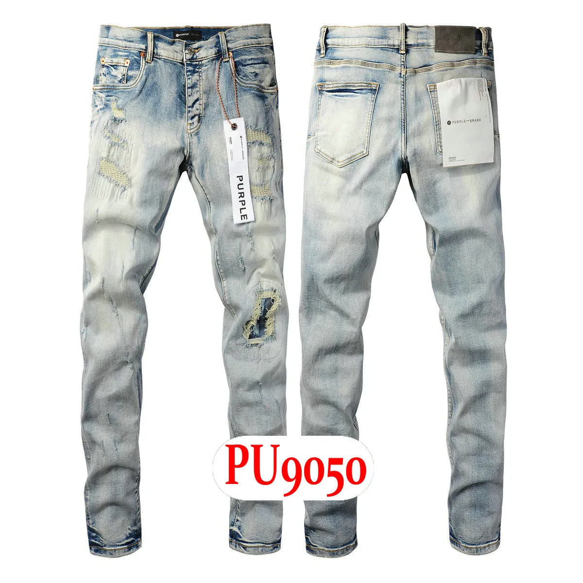 Mens Purple Jeans Designer Jeans Fashion Distressed Ripped Bikers Womens  Denim Cargo For Men Black Pants PU7043 From Perfect8988, $35.87