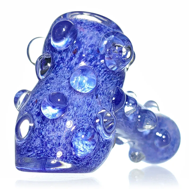 Galaxy Handrör Glasrör Hammerformade fumade skedrör Heliga Little Pocket Pipe Sick Glass Dry Pipe 3,5 tum Collectible Glass Art Pipes Glass Tobakskålar