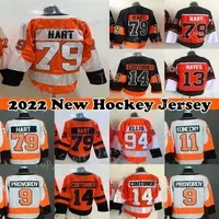 Philadelphia Flyers hockey Jersey 79 Carter Hart 89 Cam Atkinson 14 Sean Couturier 9 Ivan Provorov 74 Owen Tippett Men Youth Women jerseys X8v8#