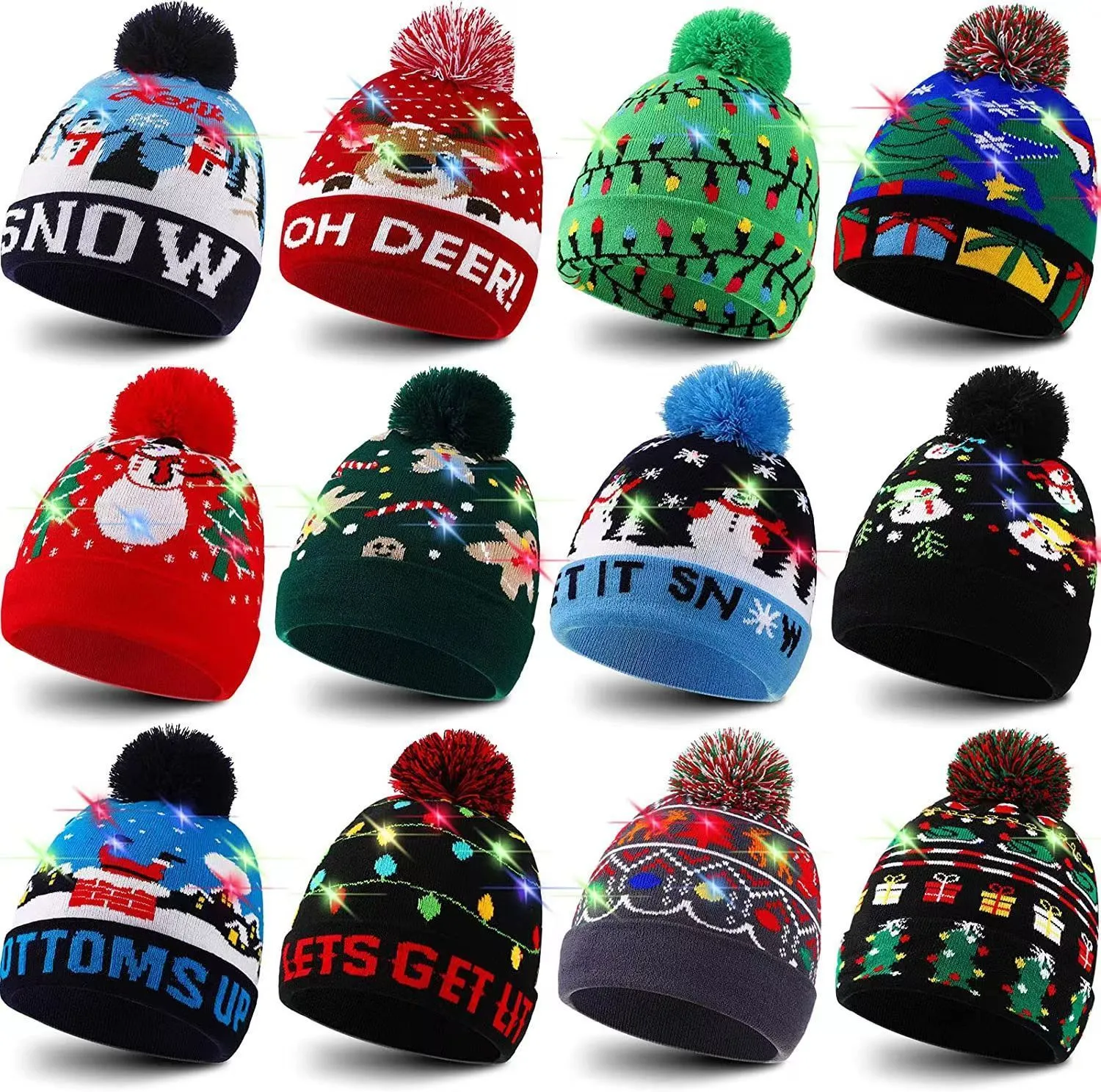 Beanie/Skull Caps estetik mode beanie hatt hiphop gotisk stickning kep