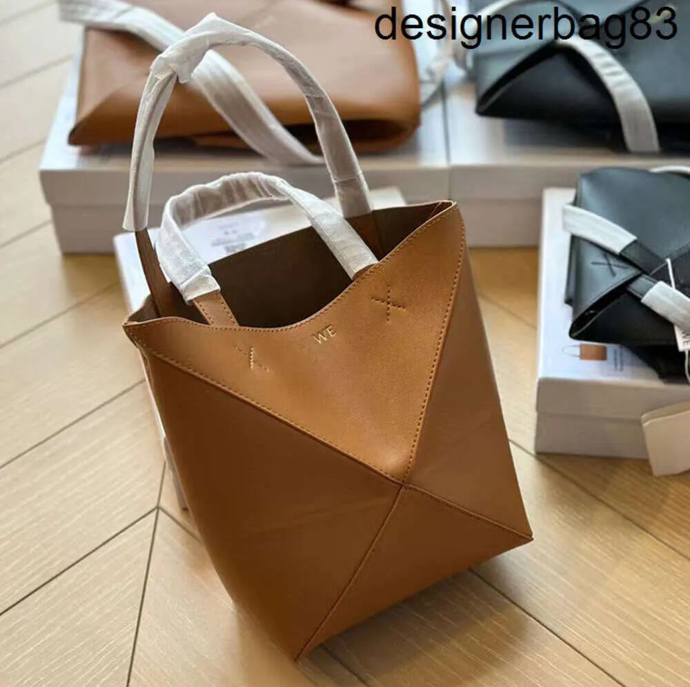 Designer-Einkaufstaschen, Puzzles, Falten, Damen-Umhängetaschen, neue Mode, Damen-Einkaufstasche, weiches Leder, Schwarz, Grün, Braun, kleine Einkaufstaschen, Umhängetaschen