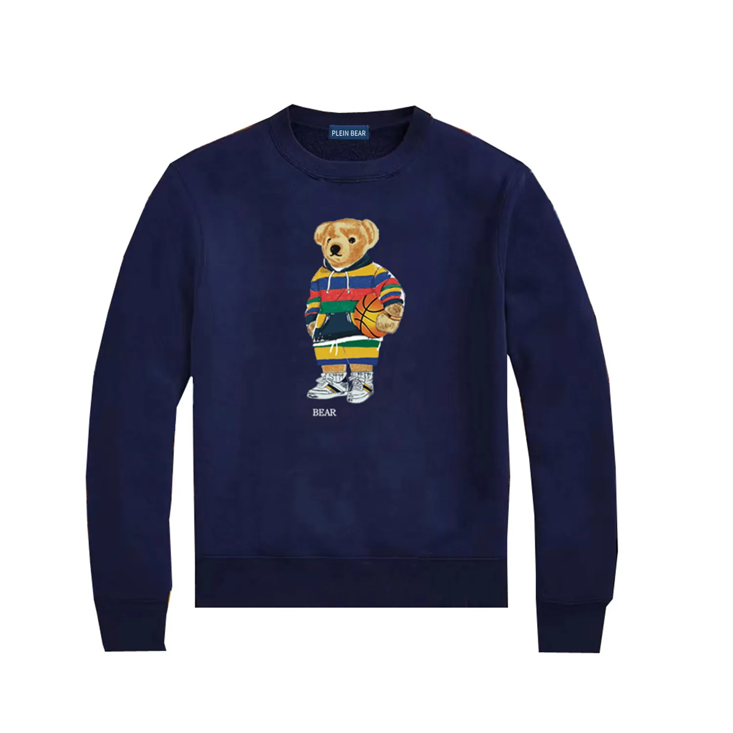 PLEIN BEAR Marca Sudaderas con capucha para hombre Sudaderas cálidas y gruesas Hip-Hop Jersey suelto característico Oso de peluche Sudadera con capucha de lujo para hombre 9117