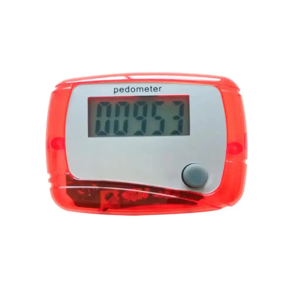 Akıllı Bilezikler Pedometers Pedometers Gym Fitness 2 Anahtarlar Spor Aracı Yürüyüşü Yürüyen Sağlık Sağlık 1 PC LCD Pedometre Adım Kalori Sayacı 231202