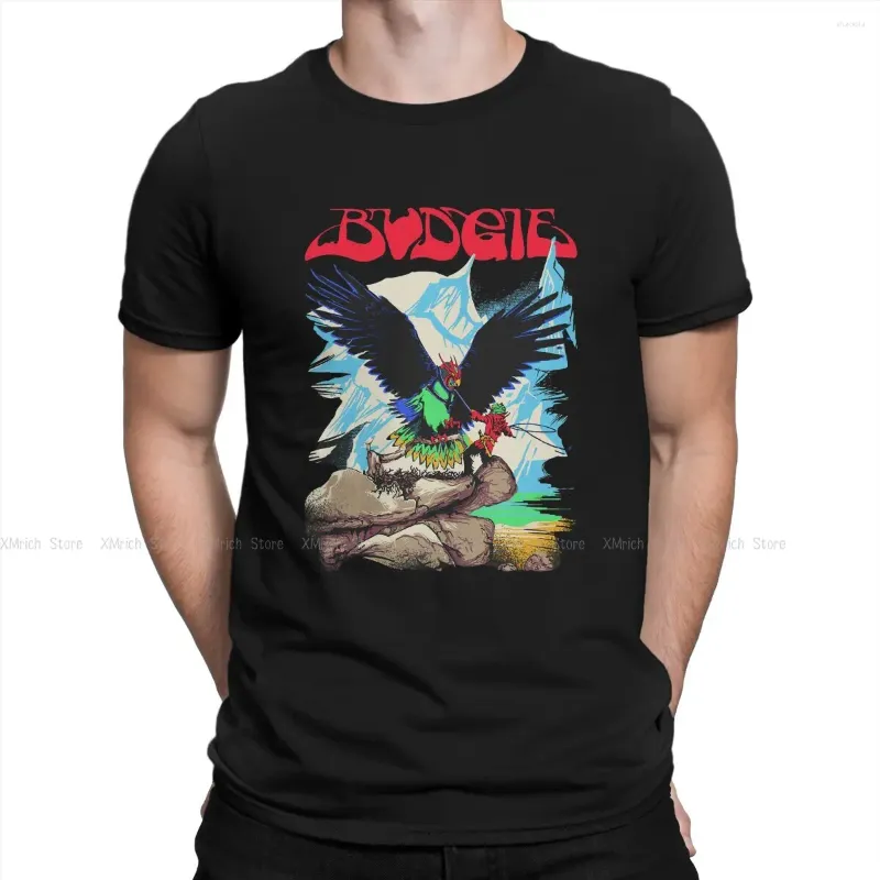 メンズTシャツBudgie Bandは友達に戻ることはありませんTshirt Doomsday Metal O Neck Tops Cotton Shird面白い最高品質