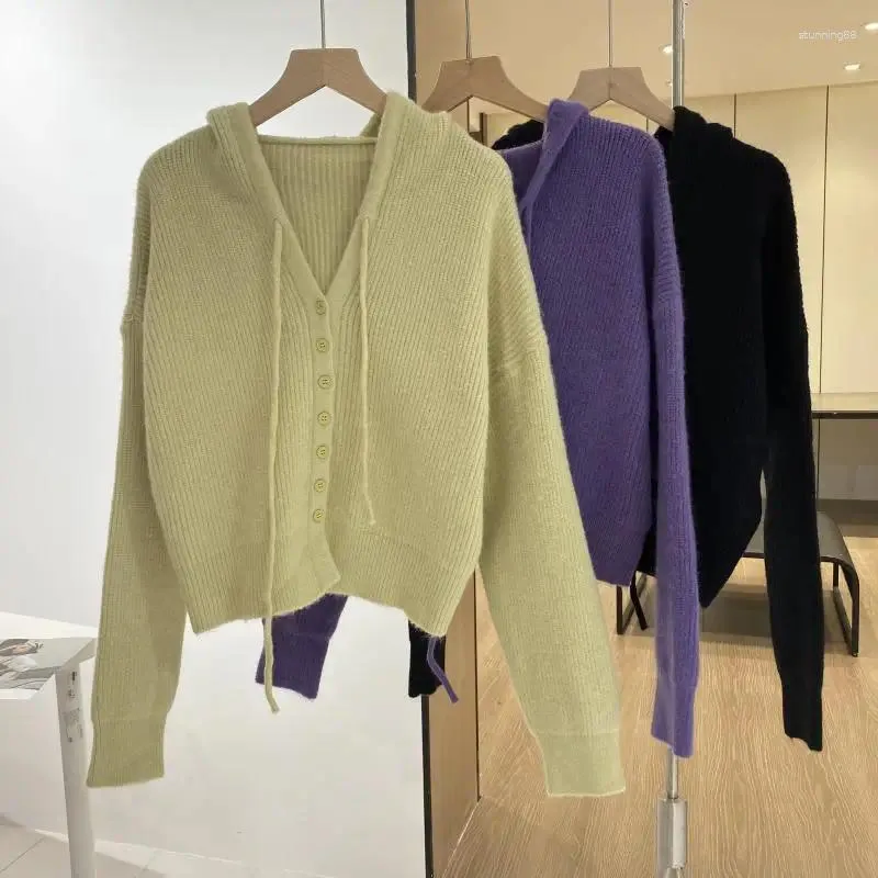 Felpe con cappuccio da donna 2023 Maglione con top scialle a maniche lunghe versatile con cappuccio e vestibilità slim