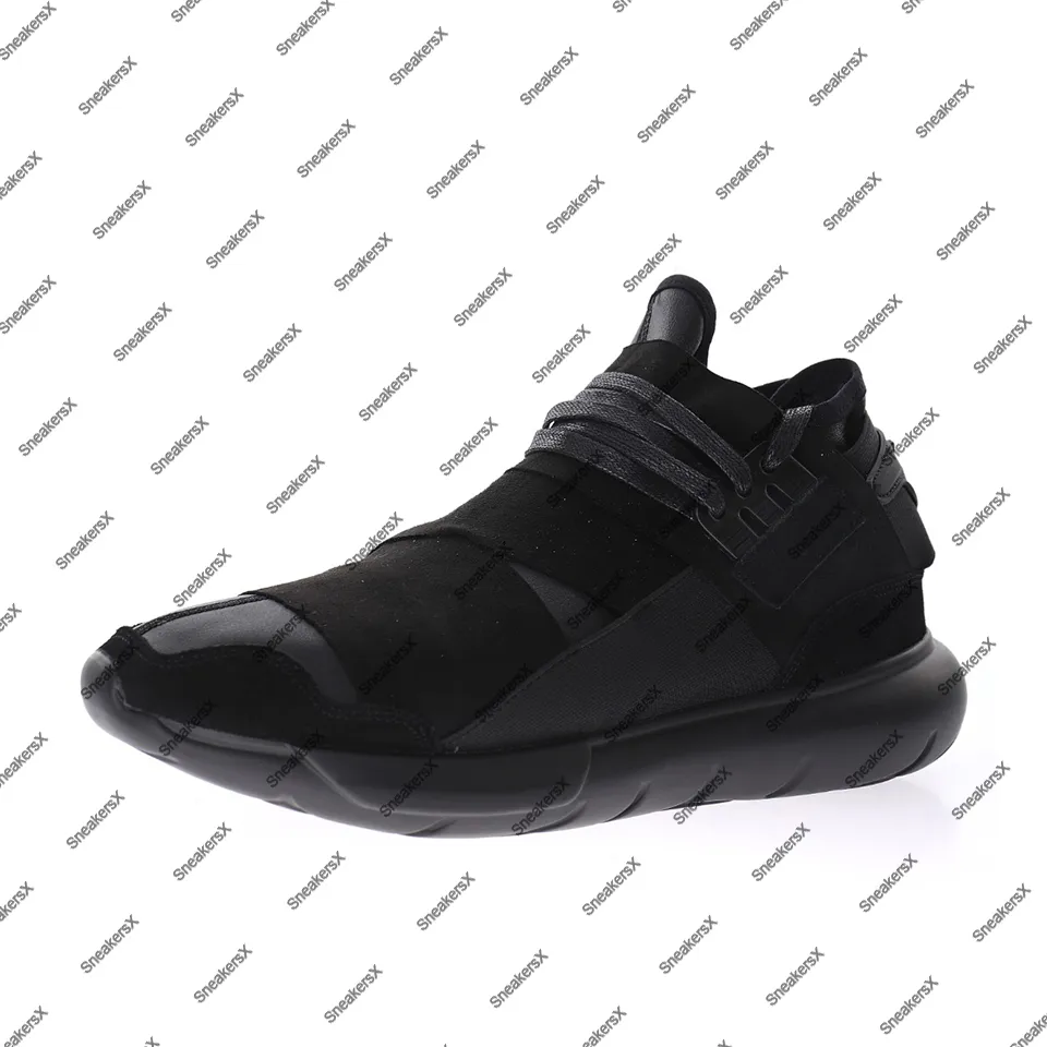 Yohji Qasa High Lux Triple Black Running Shoes for Men's Yamamoto Sports Shoe Women's Sneakers Mens Trainers Womens Athletic BB4733