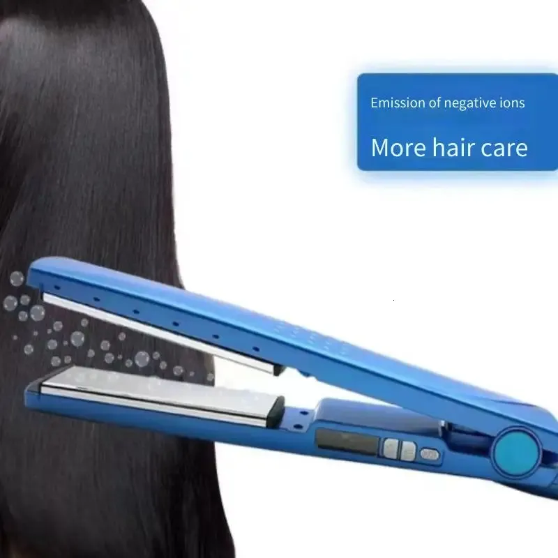 Planchas para el cabello Placa de alisado portátil Clip Pequeño Rizador de pelo eléctrico Portapapeles Rizado rápido Alisado Equipo de doble propósito 231201