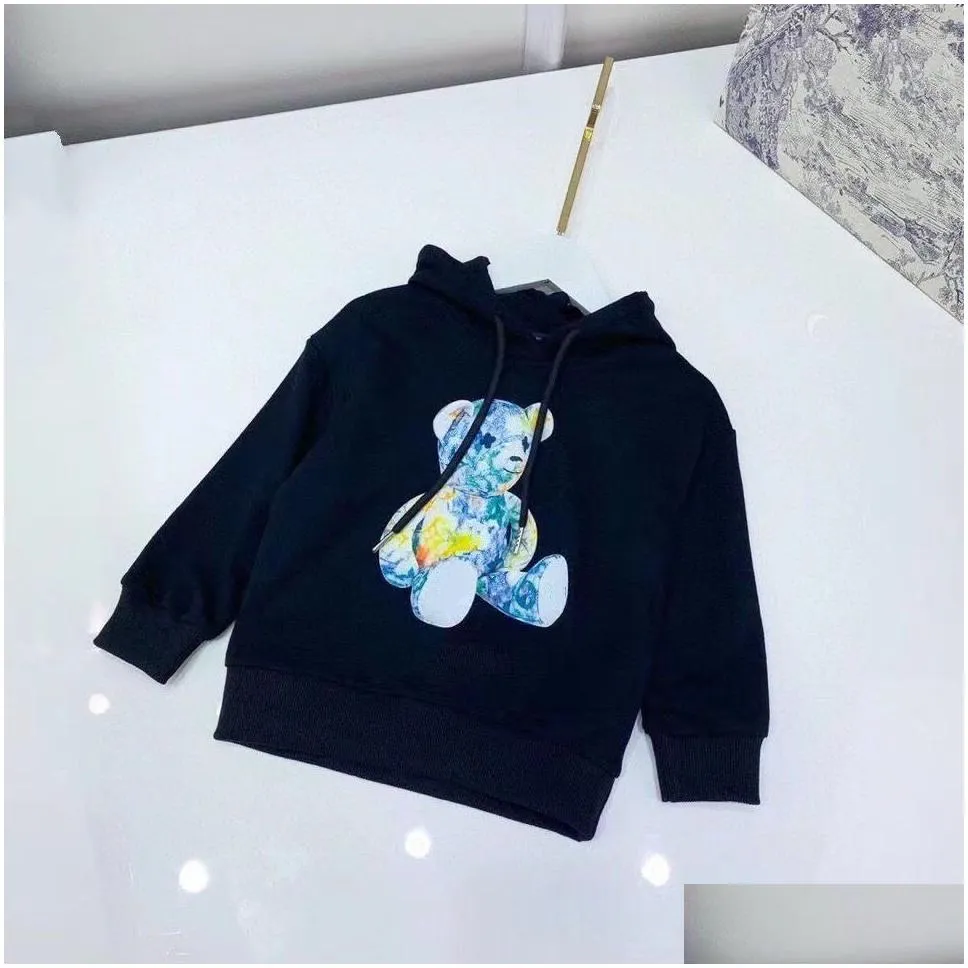 Hoodies Sweatshirts Luxus Designer Kinder Streetwear Jungen Mädchen Unisex Mode Alphabet Druck Gedruckt Plover Baby Kinder Casual C Dhtq5