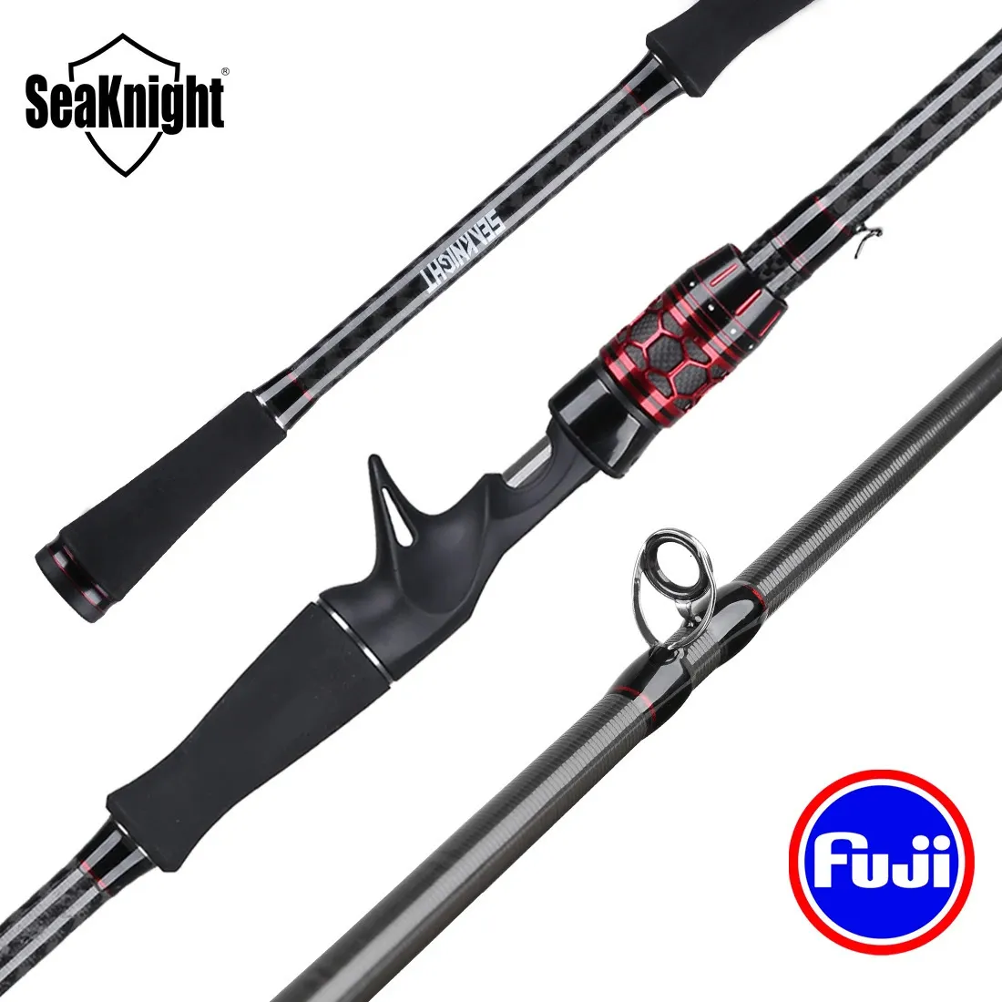 Boat Fishing Rods SeaKnight Brand Kraken Fishing Rod FUJI Guide Rings 2.1M  2.4M Spinning Casting Rod Carbon M Power 2 Sections Medium Fast Speed