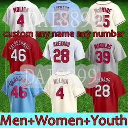 Louis''Cardinals''2023 S-3XL 5 Albert Pujols Baseball Jersey 40 Willson Contreras 28 Nolan Arenado 4 Yadier Molina Paul Goldschmidt Paul DeJong Brendan
