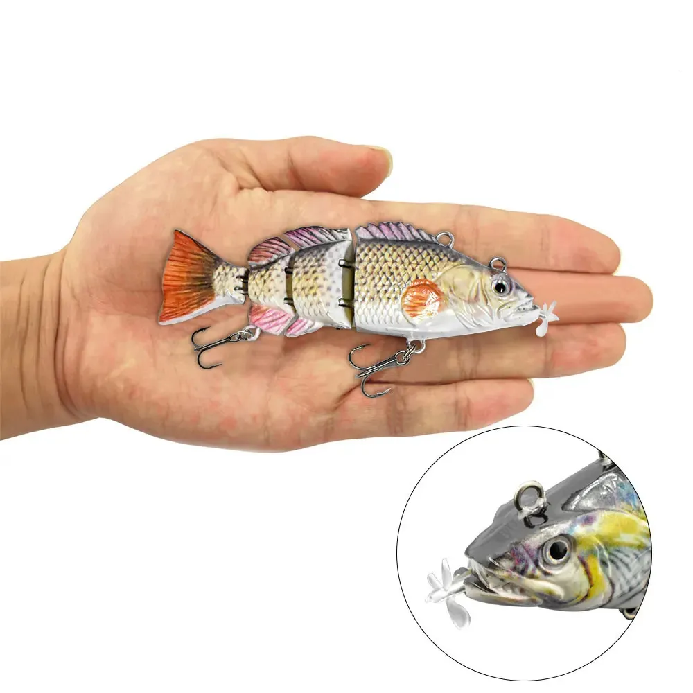 Electronic Fishing Lures Durable ABS Robotic Automatic Swimming