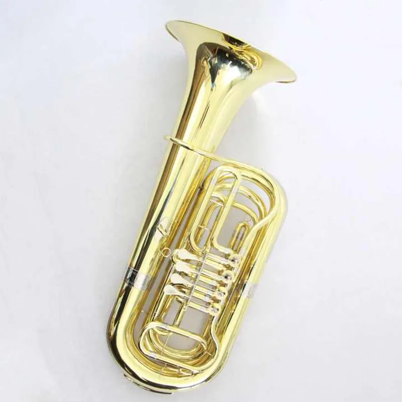 Factory Direct Sale Tuba Instrument Wholesale Tuba Bb Gold Lacquered