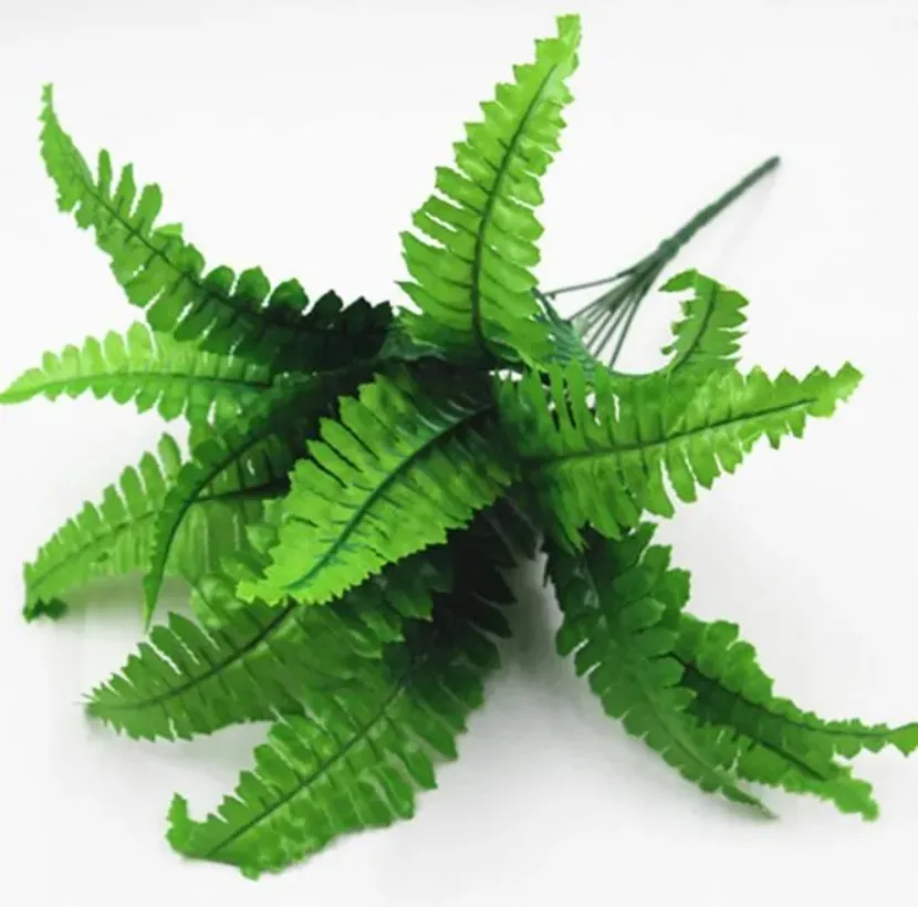 Artificial Plastic Fern Plant Fake Flower Wedding Flower Arrangement Home Decoration G507