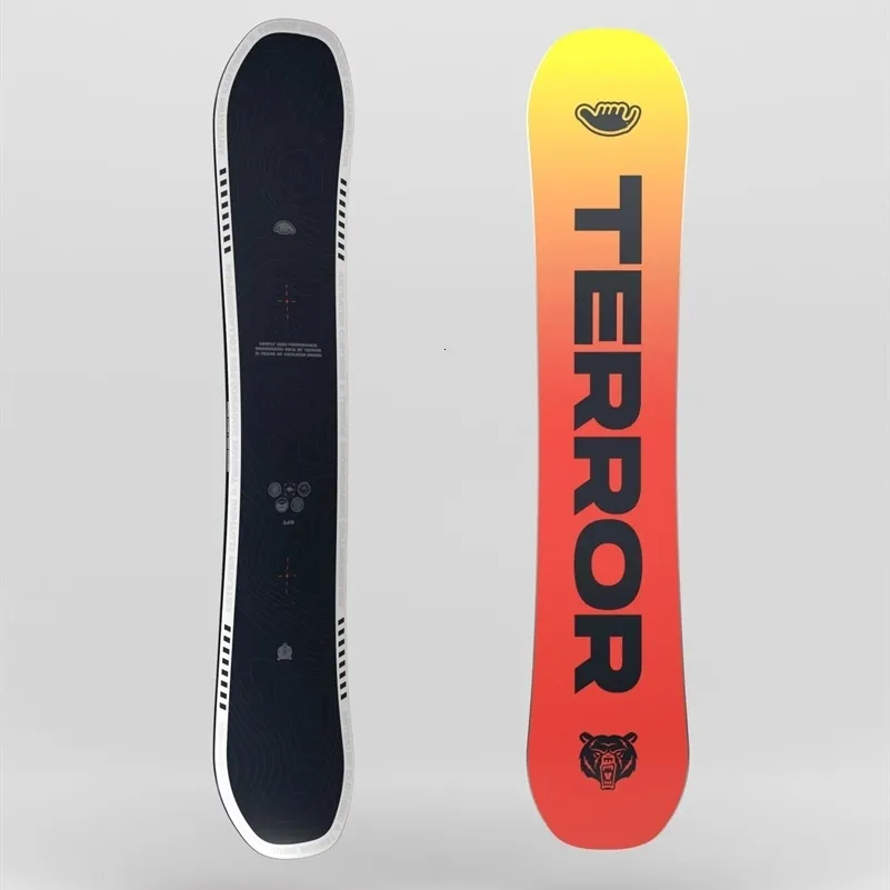 Snowboards Esquis TERROR Snow Snowboard Adulto Homens e Mulheres Ski Tamanduá 231201