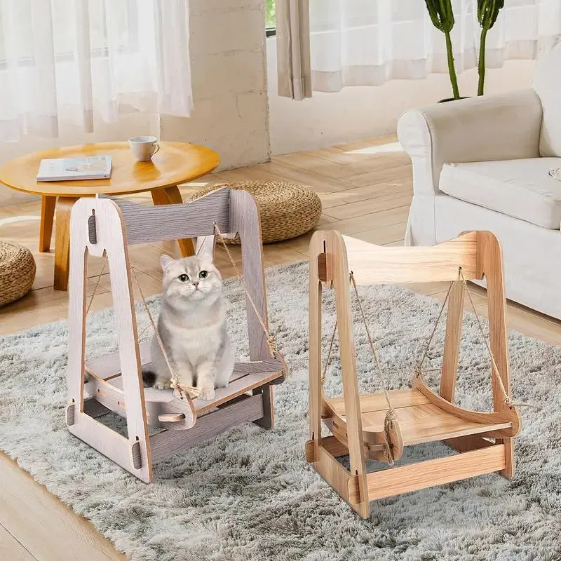 Kennels Pens Cat Swing Mamock مقعد خشبي