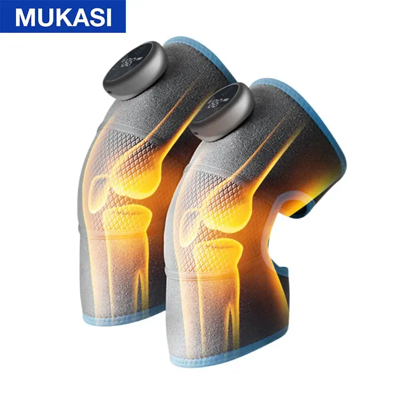 Foot Massager Heating Knee Massager Electric Shoulder Vibrating Massage Pad For Physiotherapy Leg Arthritis Elbow Joint Pain Relief Therapy 231202