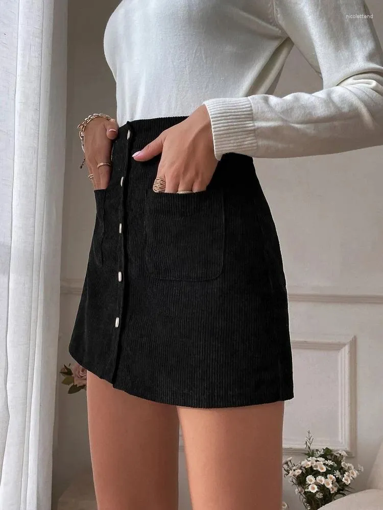 Women's corduroy skirt in the cheap summer