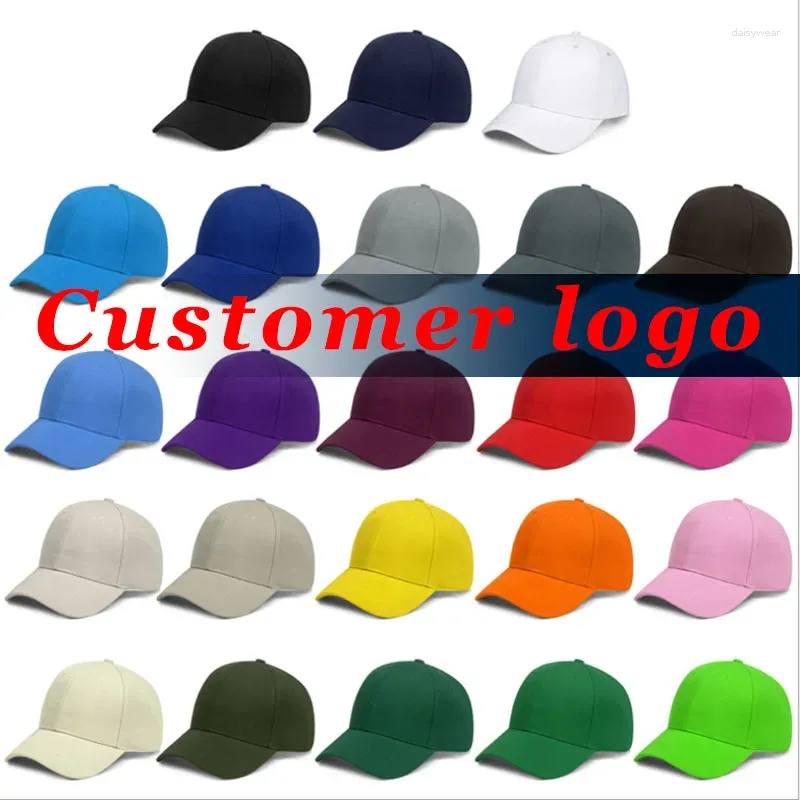 Bollkapslar 40st/parti broderi grossist unisex justerbar pappa hatt skugga hiphop män kvinnor baseball cap med anpassad logotyp