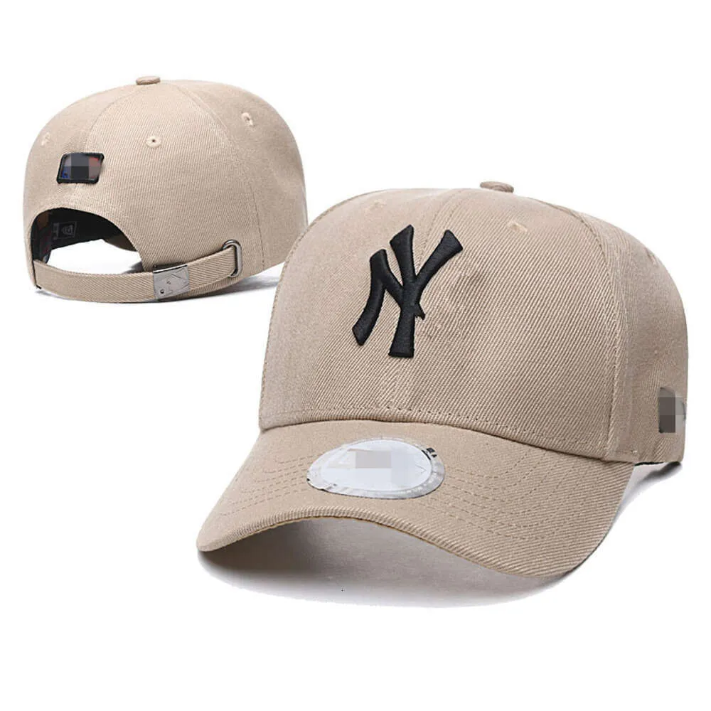 Casquettes de baseball Chapeau de godet de luxe Designer Hommes Femmes Baseball Capmen Fashion Design Baseball Cap Baseball Team Lettre Jacquard Unisexe Pêche Lettre NY Haute Qualité