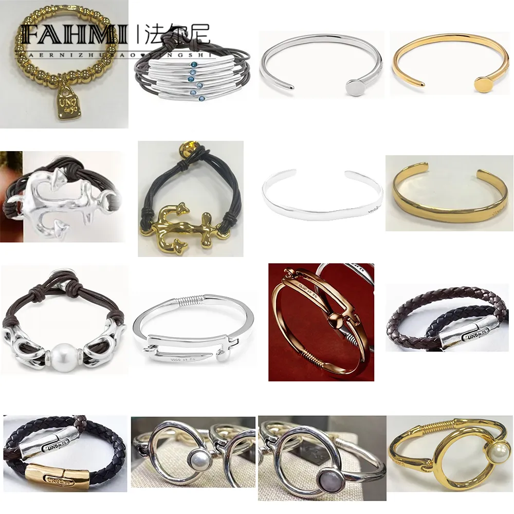 Fahmi Elegante en prachtige met gouden kralen versierde zwarte touwarmband met open parels. Speciale cadeaus voor moedervrouw, kinderen, minnaarvrienden