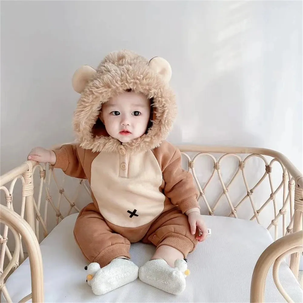 Newborn Baby Jumpsuit Romper Girl Or Boy Cartoon Animal Cotton Long Sleeve Rompers Baju Bayi Soft Clothing Toddler I.311345613
